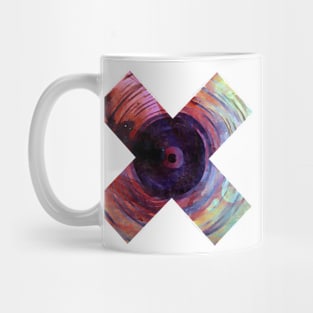 Dancing Colours Cool Watercolor on silk Pattern Gift Design Mug